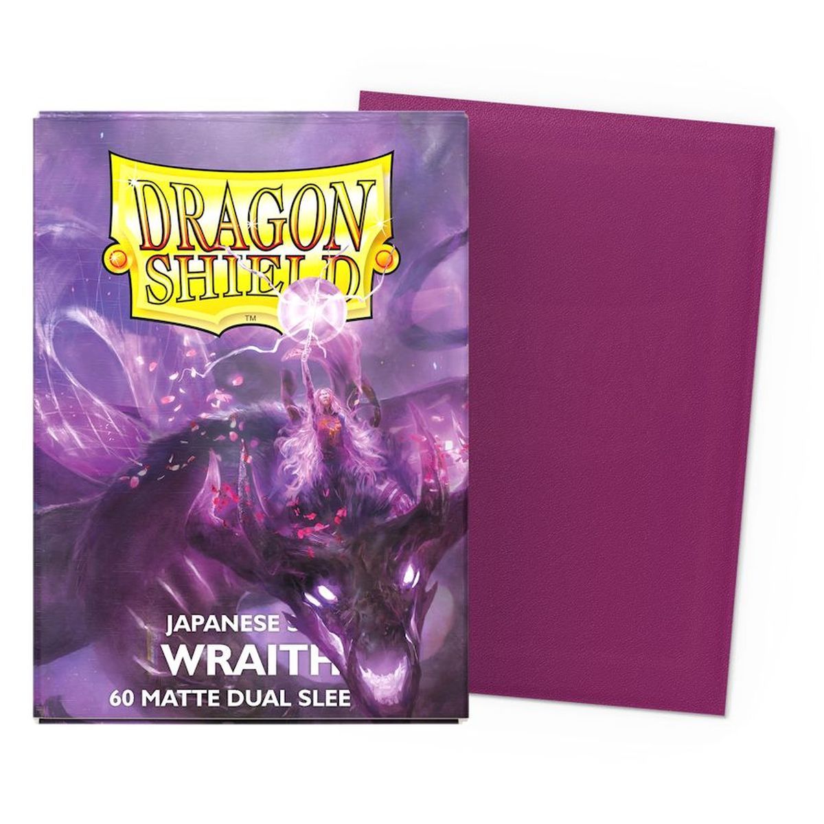 Item Dragon Shield - 60 Card Sleeves - Sleeves - Mini Dual Matte - Wraith