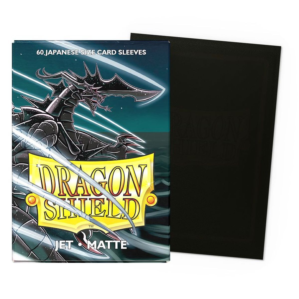 Item Dragon Shield - 60 Card Sleeves - Sleeves - Mini: Jet Matte