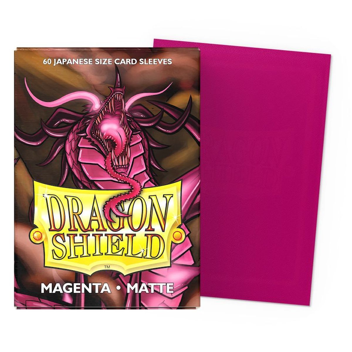 Dragon Shield - 60 Card Sleeves - Sleeves - Mini Magenta Matte