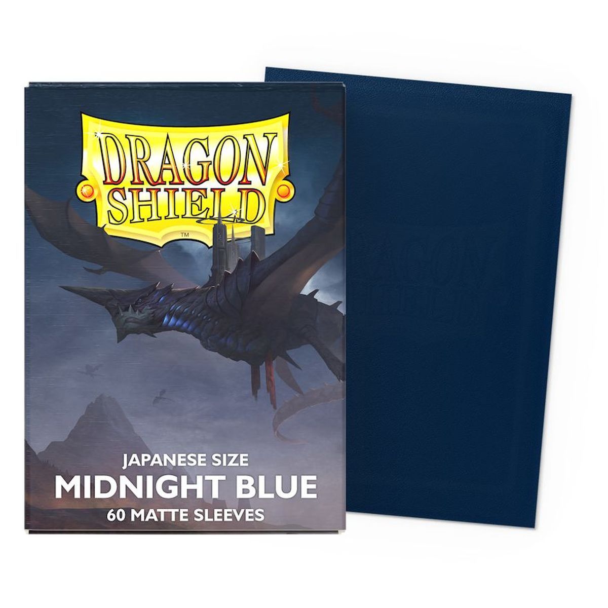 Item Dragon Shield - 60 Card Sleeves - Sleeves - Mini Matte - Midnight Blue