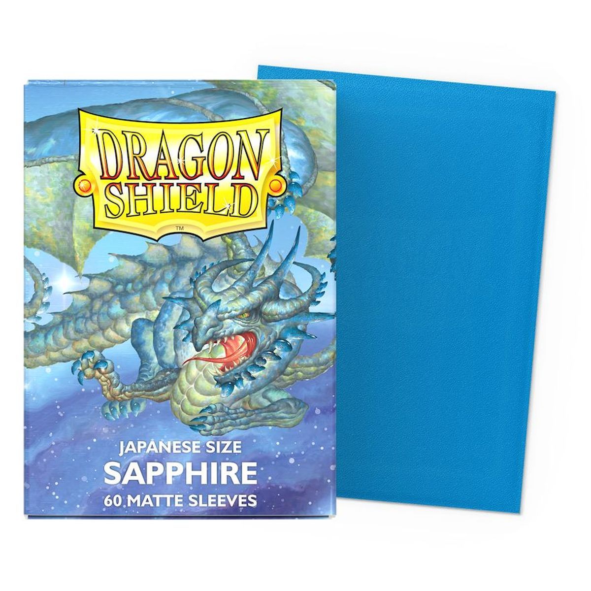 Dragon Shield - 60 Card Sleeves - Sleeves - Mini Matte - Sapphire