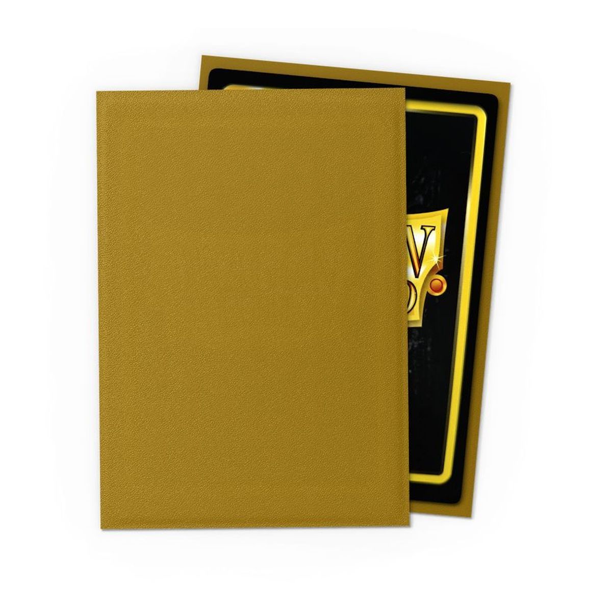 Dragon Shield - 60 Card Sleeves - Sleeves - Mini: Matte Gold