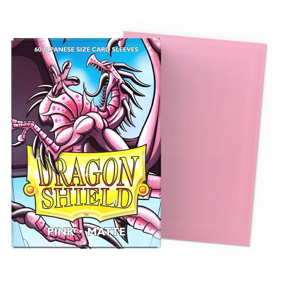 Dragon Shield - 60 Card Sleeves - Sleeves - Mini: Matte Pink