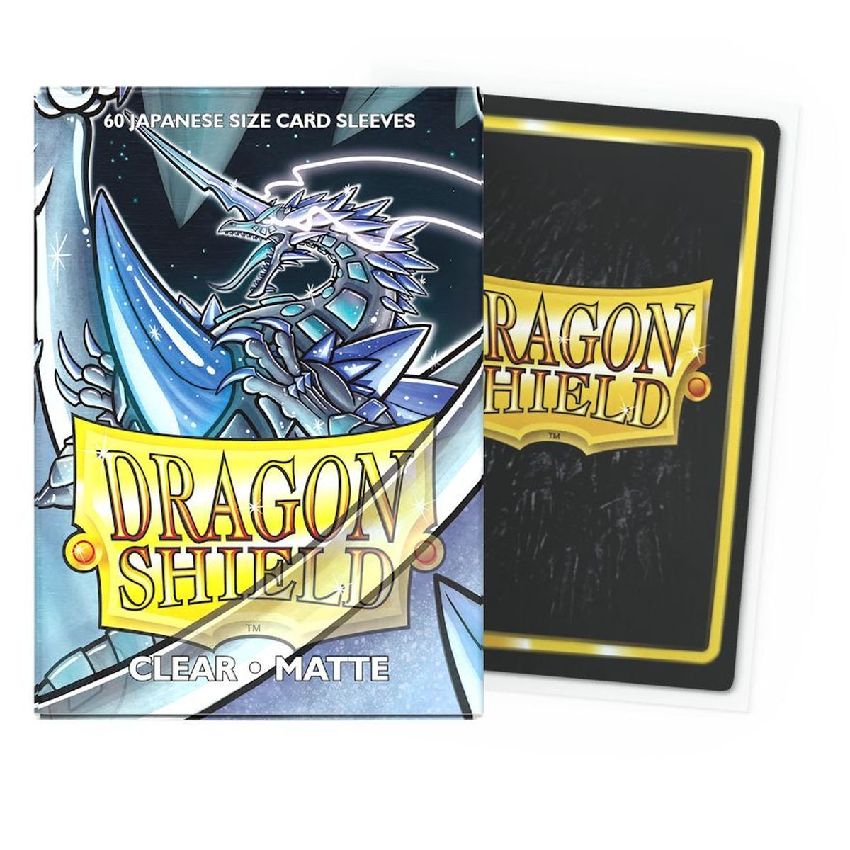 Dragon Shield - 60 Card Sleeves - Sleeves - Mini: Transparent Matte