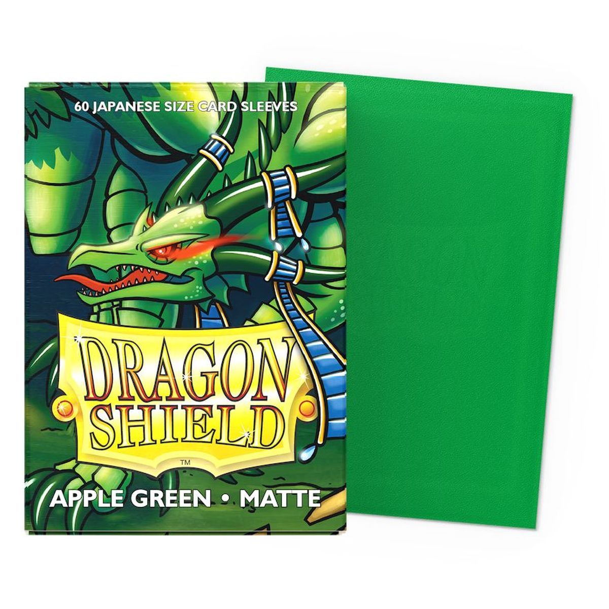 Dragon Shield - 60 Card Sleeves - Sleeves - Mini: Matte Apple Green