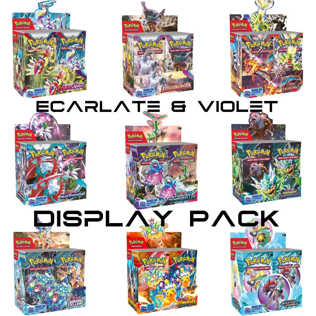Item Scarlet and Purple Display Pack - Booster Boxes - FR - Pokémon
