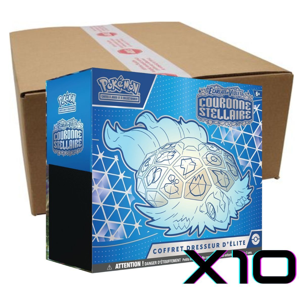 ETB Stellar Crown - Case of 10 Elite Trainer Boxes - Pokémon - FR - [SV7][EV07]