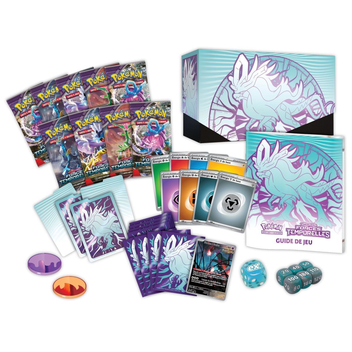 ETB Suicune - Elite Trainer Box - FR - Temporal Forces [SV5][EV05] - Water Serpent - Pokémon