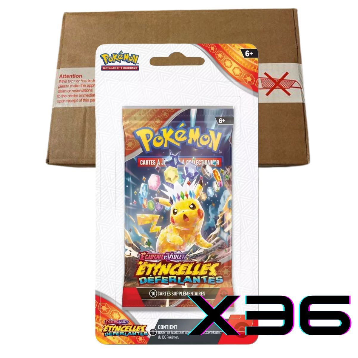 Item Surging Sparks - Box of 36 Blister Boosters - FR - [SV8][EV08] - Pokémon