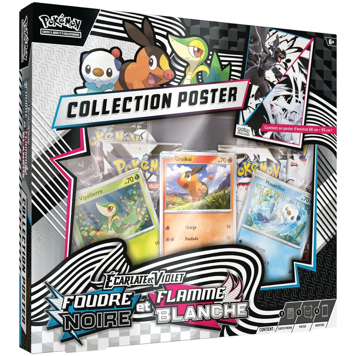 Item Black Lightning & White Flame - Poster Collection Box - Pokémon - FR - [SV10.5][EV10.5]