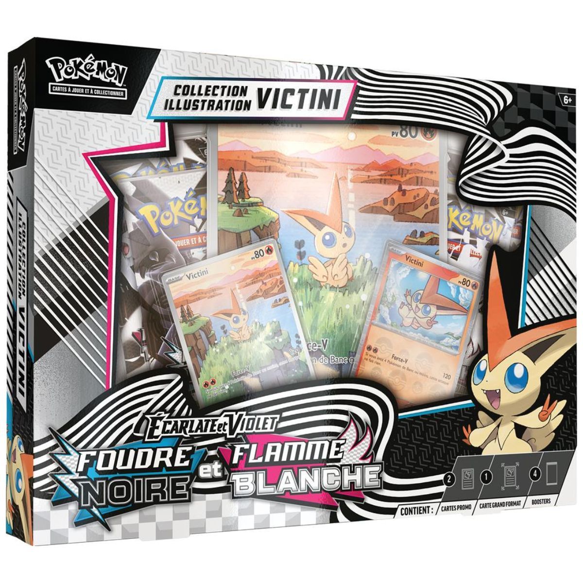 Item Black Lightning & White Flame - Victini Illustration Box - Pokémon - FR - [SV10.5][EV10.5]
