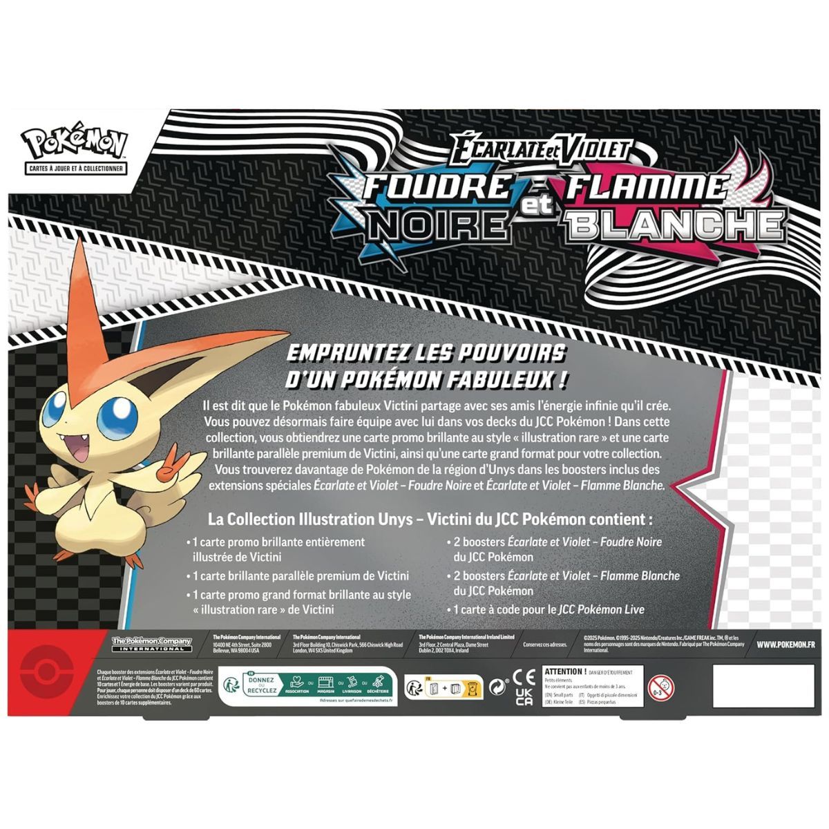Black Lightning & White Flame - Victini Illustration Box - Pokémon - FR - [SV10.5][EV10.5]