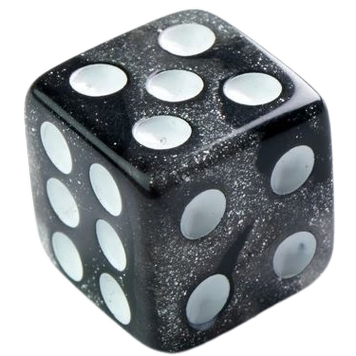 Gamegenic - Galaxy Series -Moon- Set of 36 Dice of 6 - 12mm