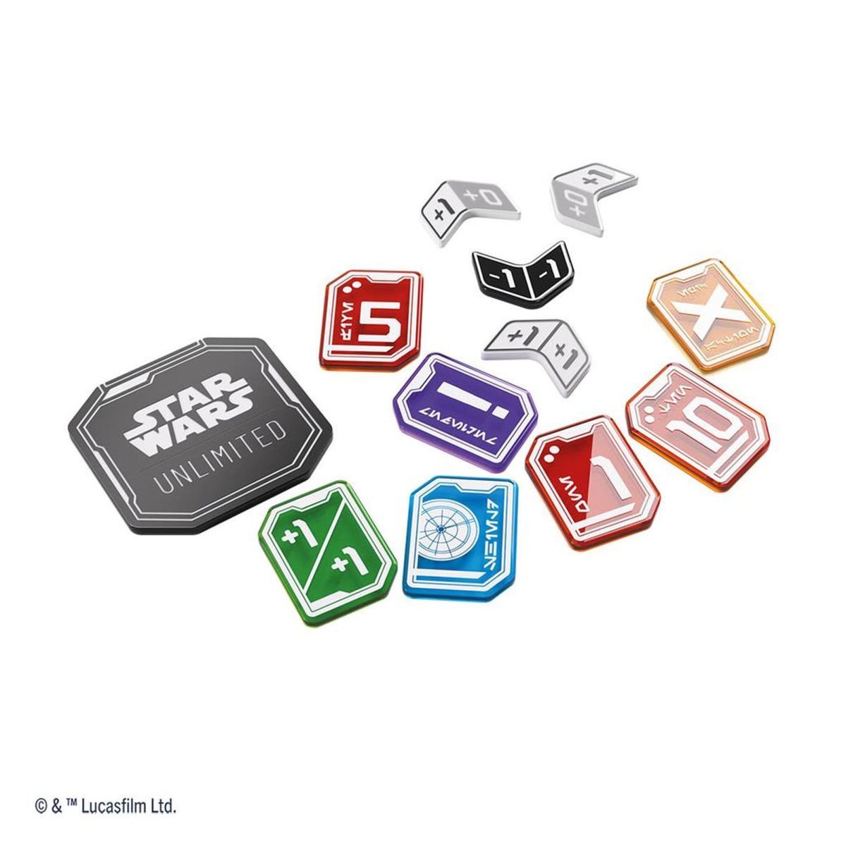 Gamegenic - Acrylic Tokens - Star Wars Unlimited - 55 pieces