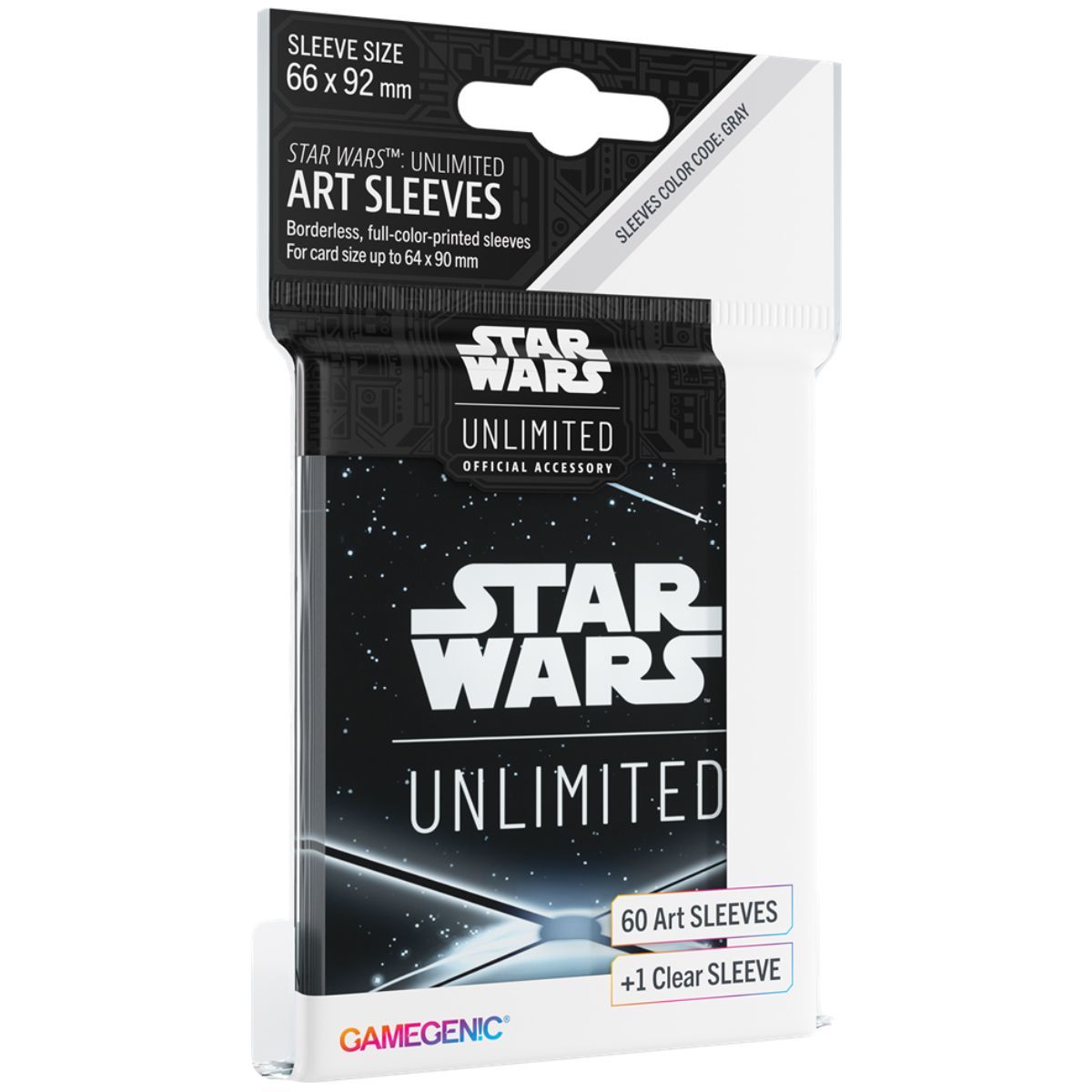 Item Gamegenic - Card Protectors - Sleeves - Star Wars Unlimited - Card Back Black