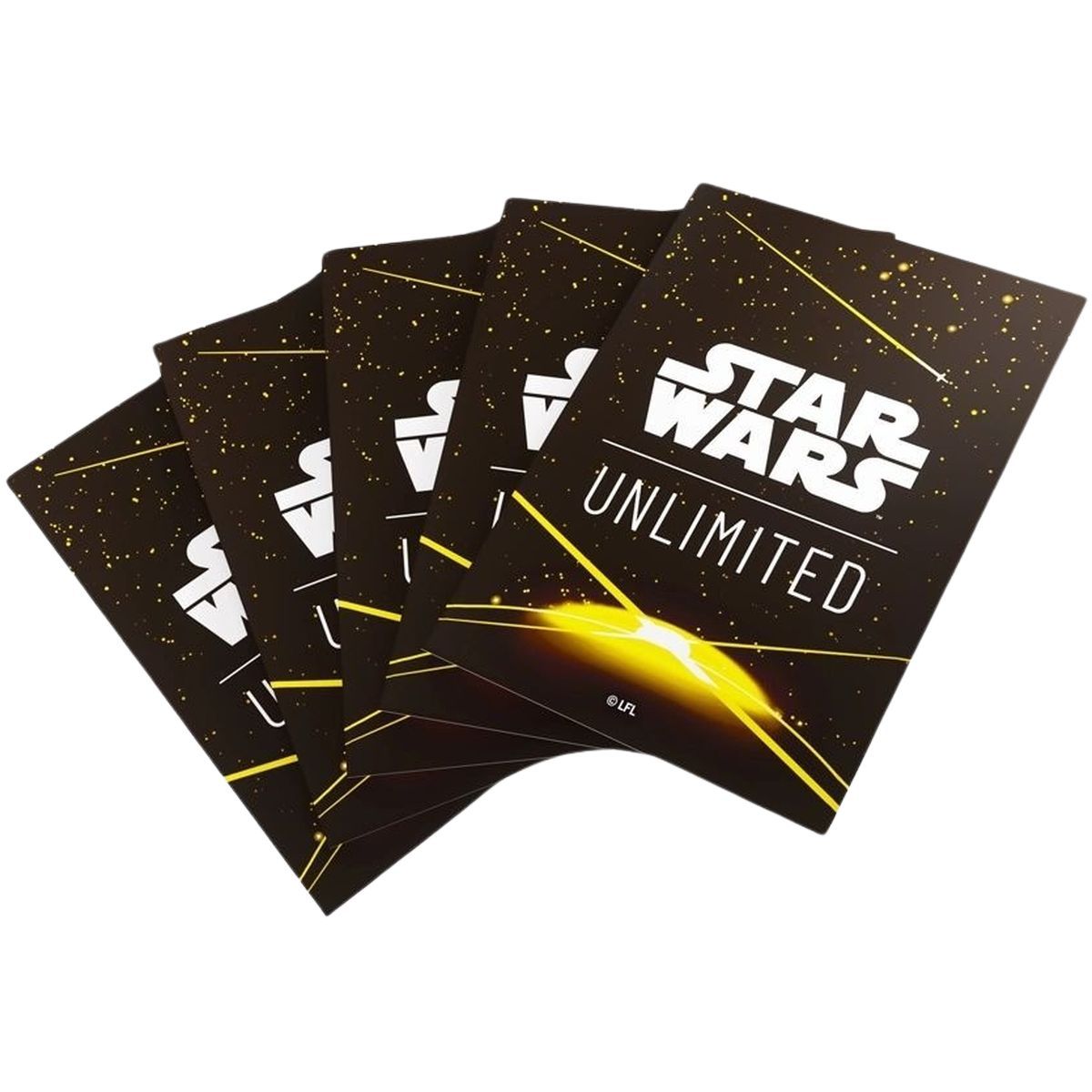 Gamegenic - Card Protectors - Sleeves - Star Wars Unlimited - Card Back Yellow