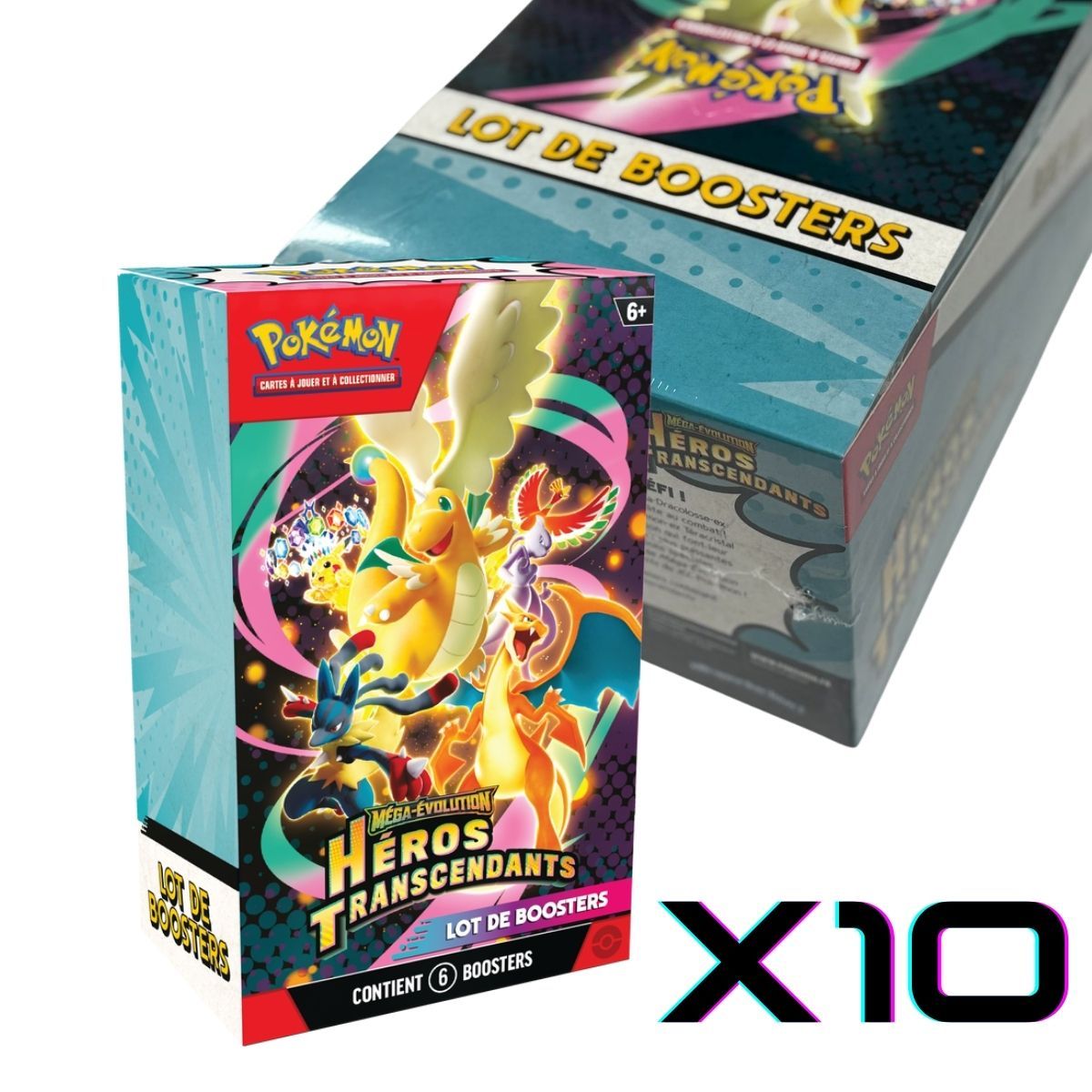 Transcendent Heroes - Bundle 6 Boosters [ME2.5] - Pokémon - FR - Mega Evolution [ME02.5]