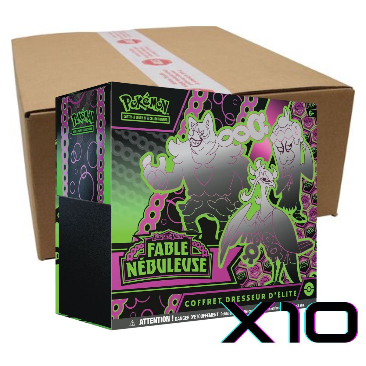 Lot of 10 ETB Fable Nebula - Elite Trainer Box - Pokémon - FR - [SV6.5][EV6.5]