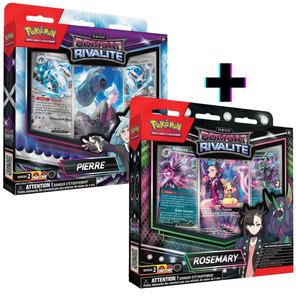 Item Set of 2 Rivalry Battle Decks – Rosemary/Brick - Pokémon - FR