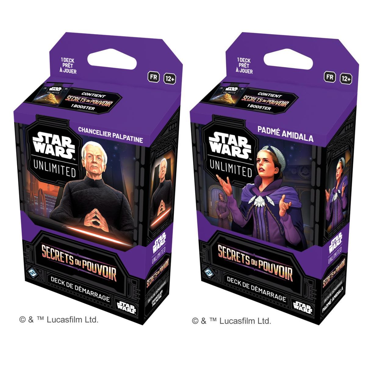 Set of 2 starter decks - Secrets of Power - FR - Star Wars Unlimited - SWU6