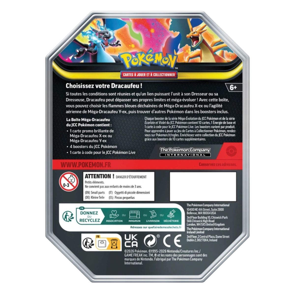2-Pack Pokebox - Mega Charizard X and Mega Charizard Y - FR - Pokémon