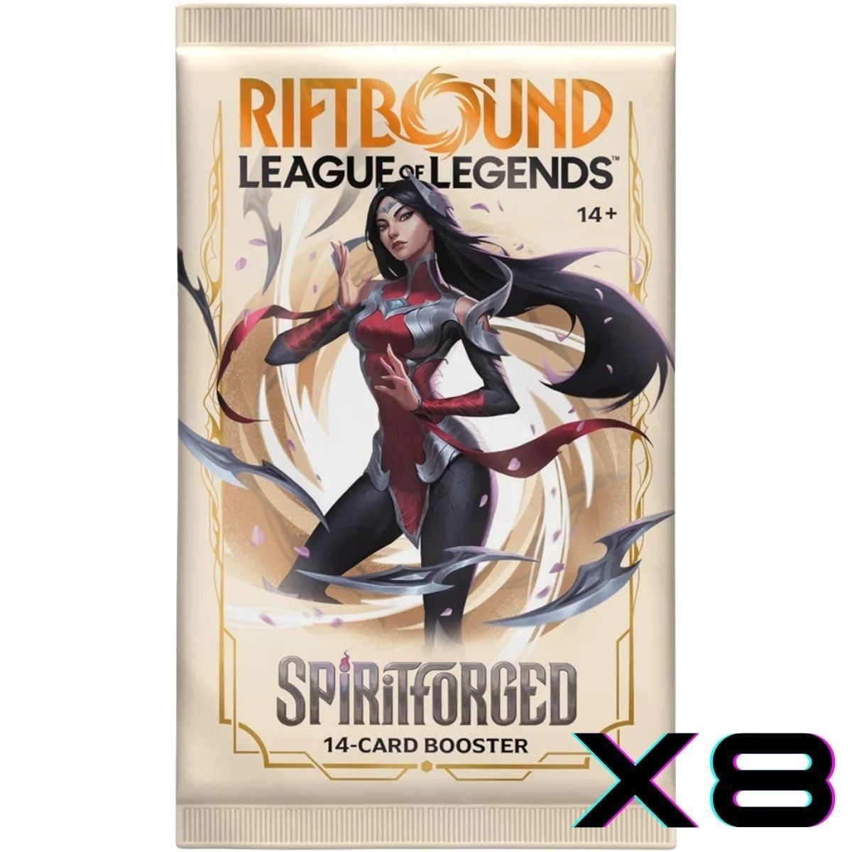 Lot of 8 Boosters Set 2 Spiritual Weapons - 8 Packs of 14 Cards - FR - Riftbound: LoL TCG