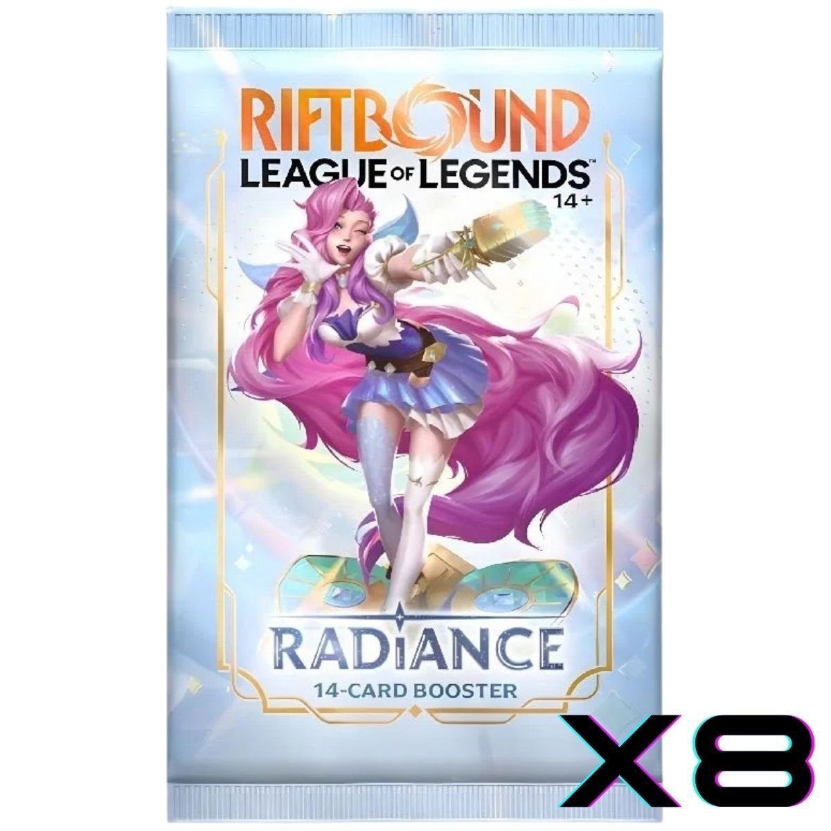 Item Lot of 8 Boosters Set 4 Vendetta - FR - 8 Packs of 14 Cards - Riftbound: LoL TCG