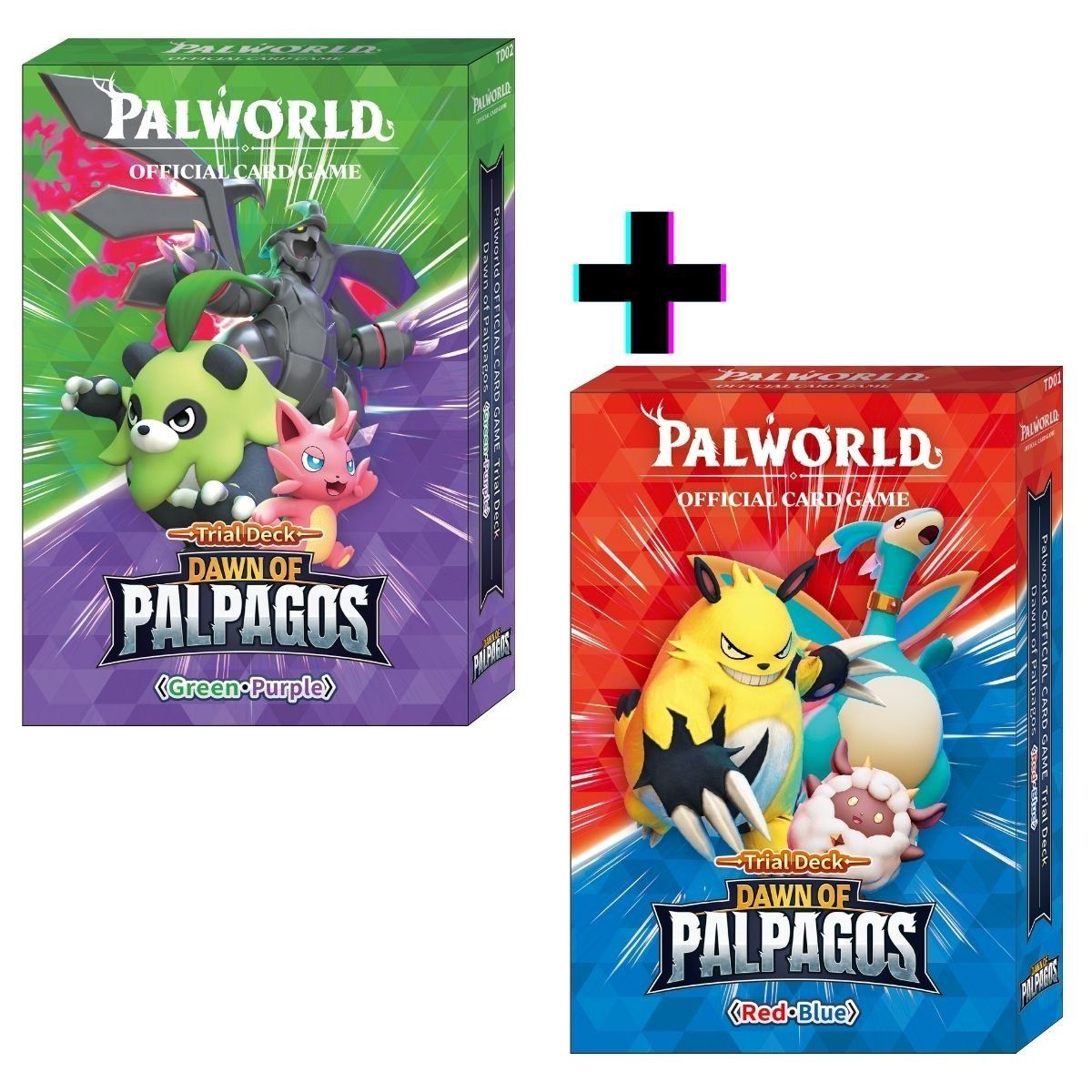 Item Set of Palworld Trial Decks - Dawn of Palpagos TD01 & TD02