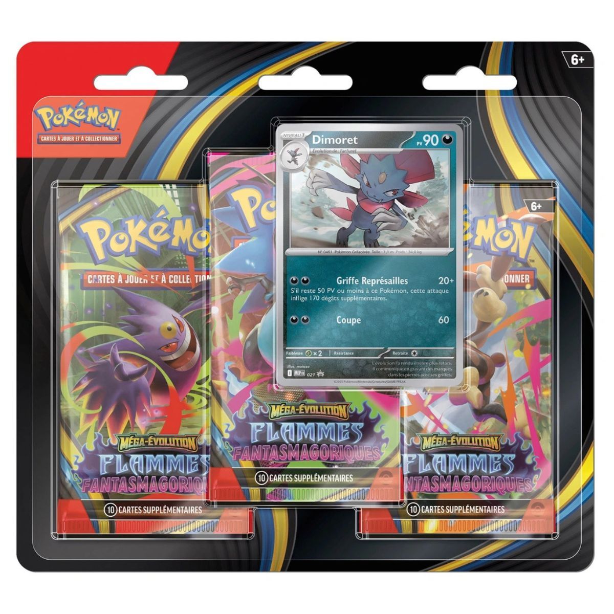 Tripack of Sneasel & Weavile - Spooky Flames - FR - [ME02] [ME2] - Pokémon