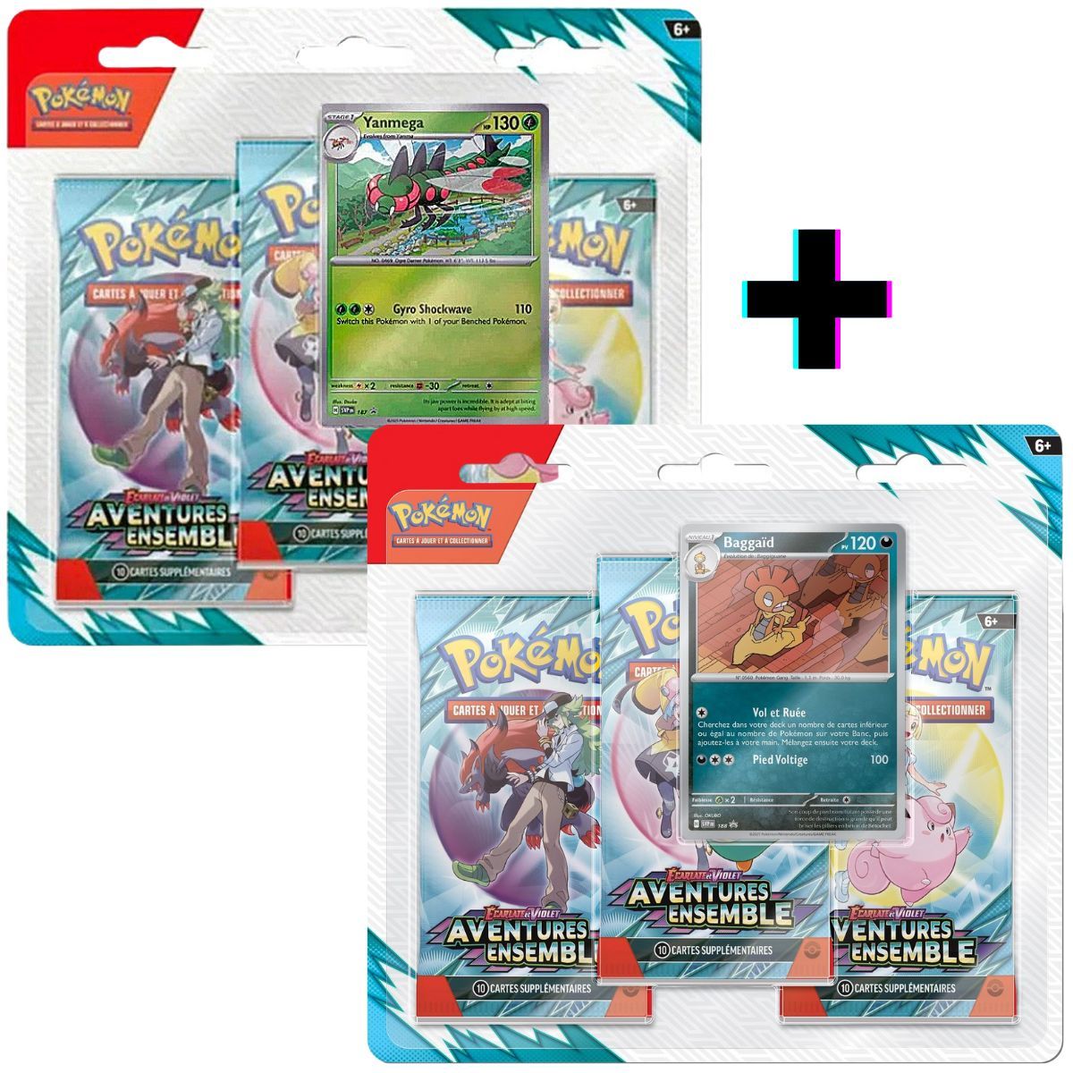 Item Yanmega and Baggaïd Tripack Bundle - Adventures Together - FR - [SV9][EV09] - Pokémon