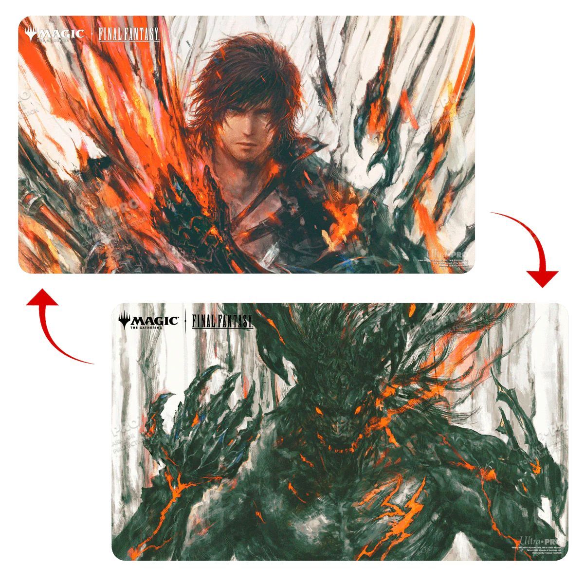 Ultrapro - Magic: The Gathering®—FINAL FANTASY™ Y'shtola Rhul Black Stitched Playmat