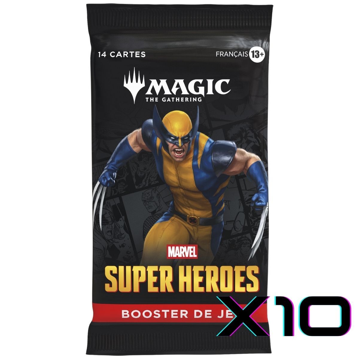 Item Marvel Super Heroes - FR - Lot of 10 Play Boosters - Magic: The Gathering - MSH