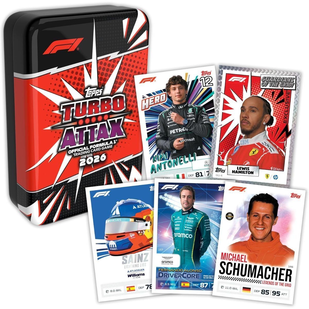Mega Tin F1 Turbo Attax 2026/27 - Topps - 48 cards - EN