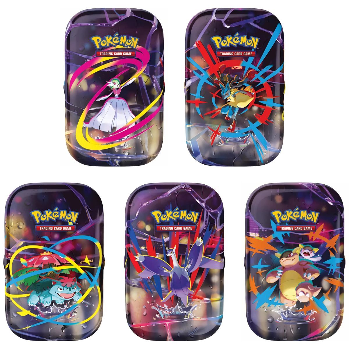 Item Mini Tin - Mega Evolution Mega Heroism - Set of 5 illustrations - FR - [ME1][ME01] - Pokémon