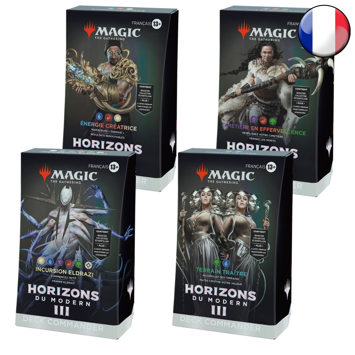 Modern Horizons 3 MH3 - FR - Lot of 4 Commander Decks - Magic the Gathering