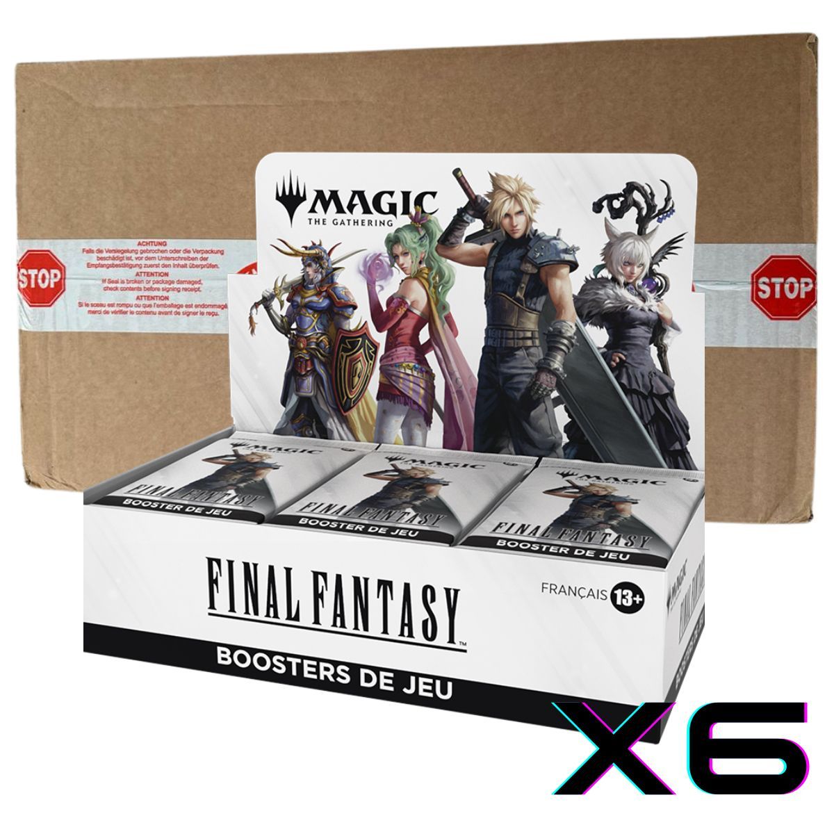Item MTG x Final Fantasy - FR - Case of 6 Boxes of 30 Play Boosters - Magic the Gathering - END