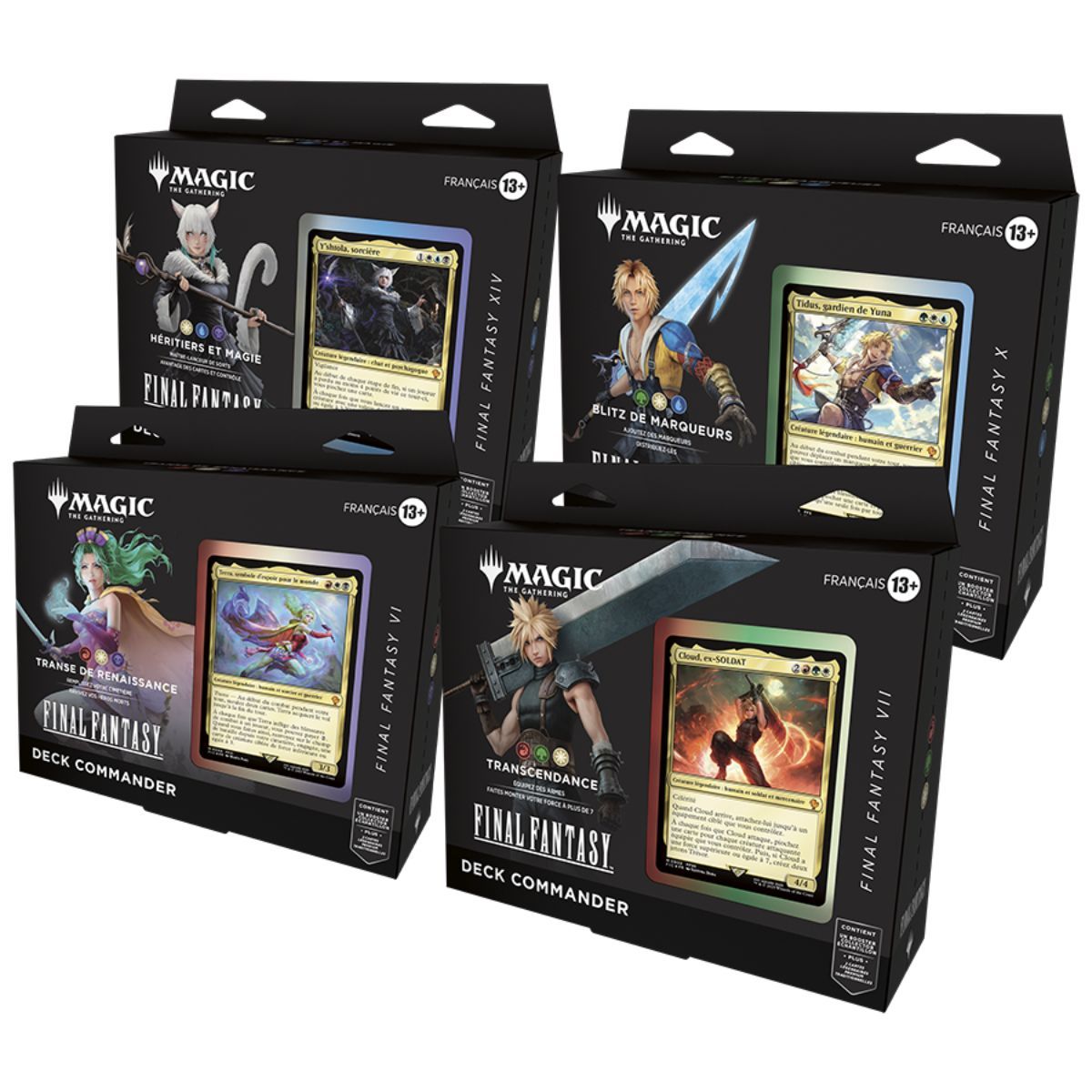 Item MTG x Final Fantasy - Lot of 4 Commander Decks - Magic the Gathering - FIN