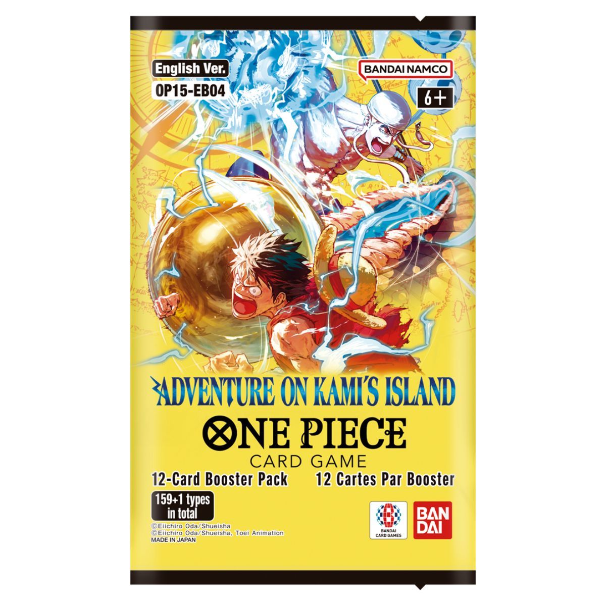 One Piece CG - ADVENTURE ON KAMI'S ISLAND - EN - Display of 24 Boosters - [OP15-EB04]