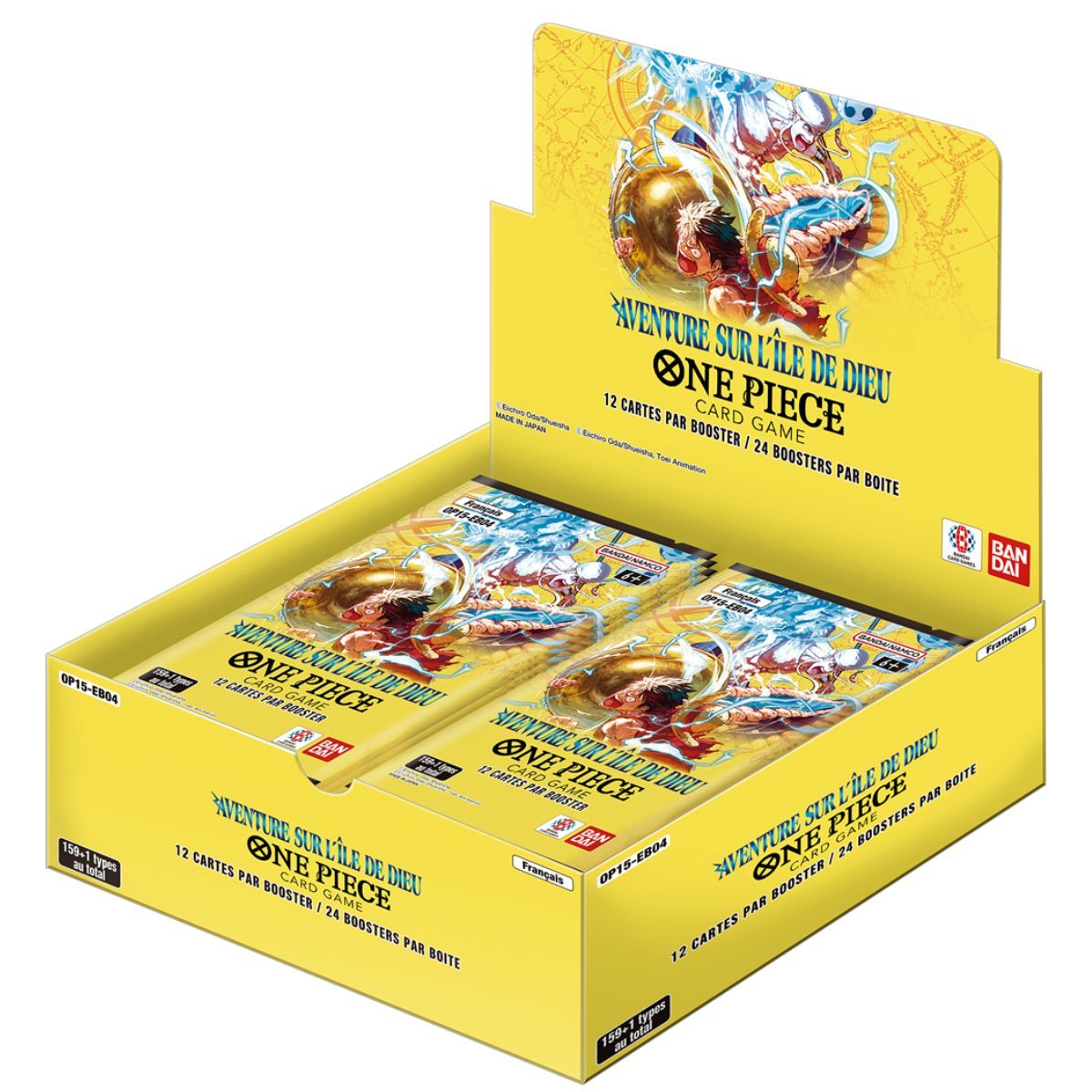 Item One Piece CG - ADVENTURE ON GOD'S ISLAND - FR - Display of 24 Boosters - [OP15-EB04]
