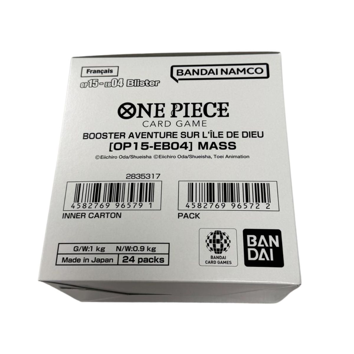 One Piece CG - Box of 24 Blisters - [OP15 - EB04] ADVENTURE ON GOD'S ISLAND - FR