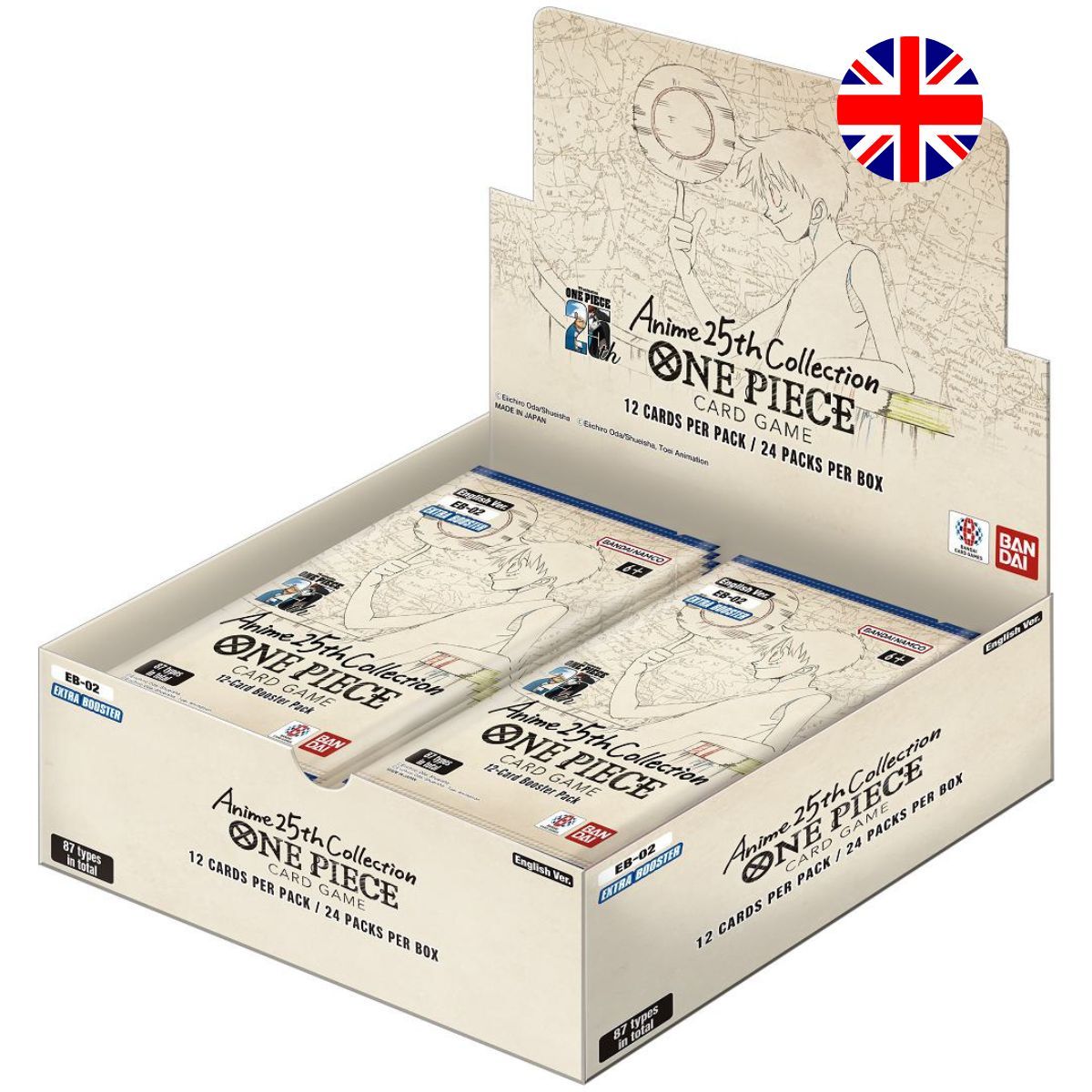 Item One Piece CG - EB02 - Anime 25th Collection - Box of 24 Boosters - EN