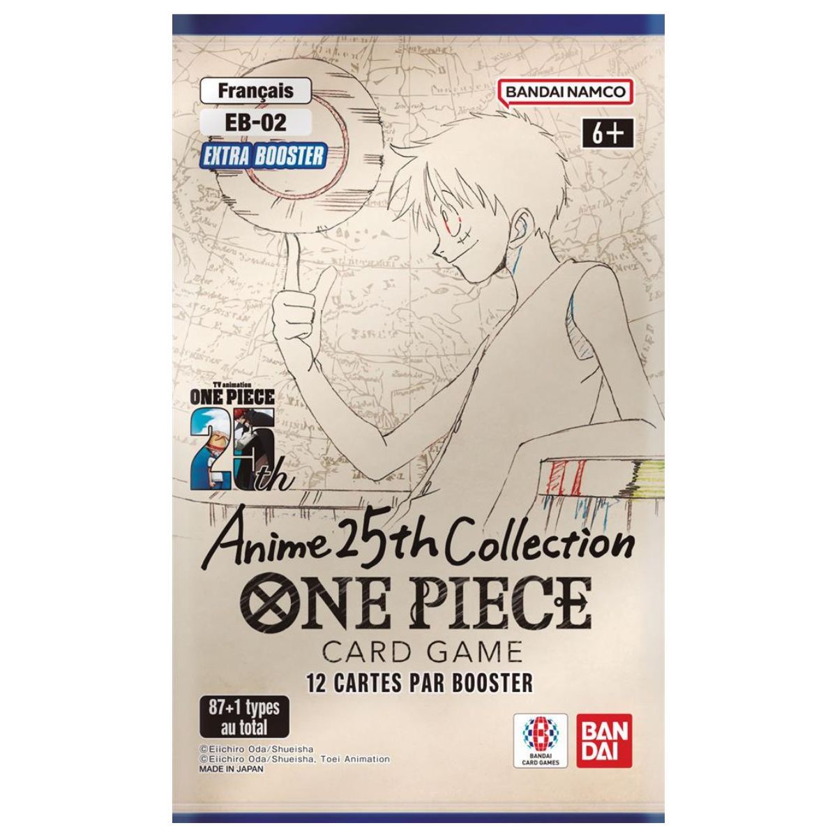 One Piece CG - EB02 - Anime 25th Collection - Box of 24 Boosters - FR