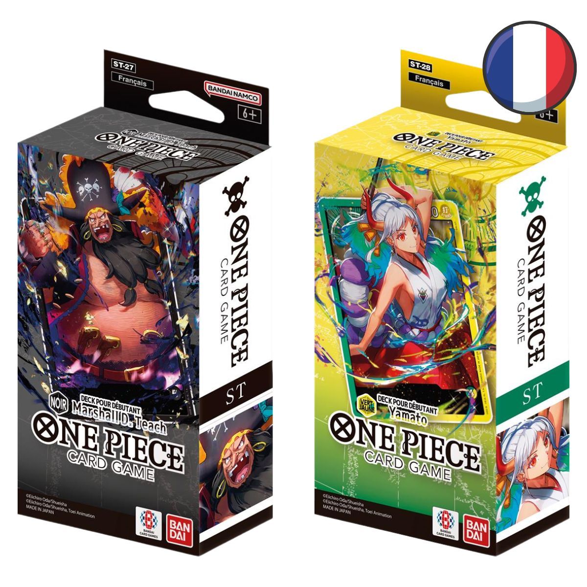 One Piece CG - Set of 6 Beginner Decks ST-23 to ST-28 - FR