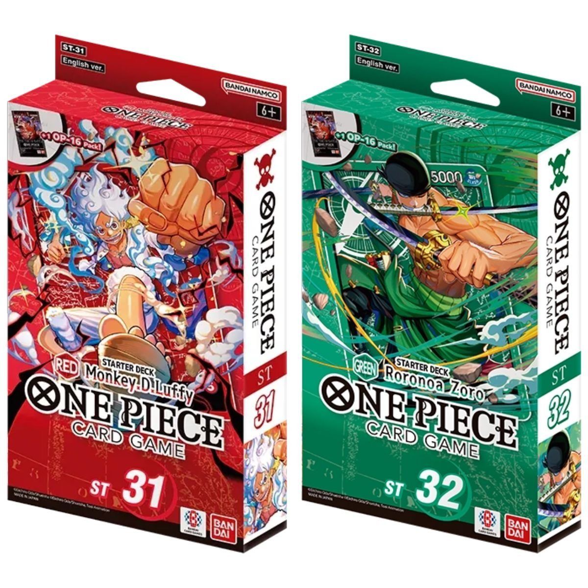 One Piece CG - Beginner Deck Set of 6 (ST-31 to ST-36) - EN