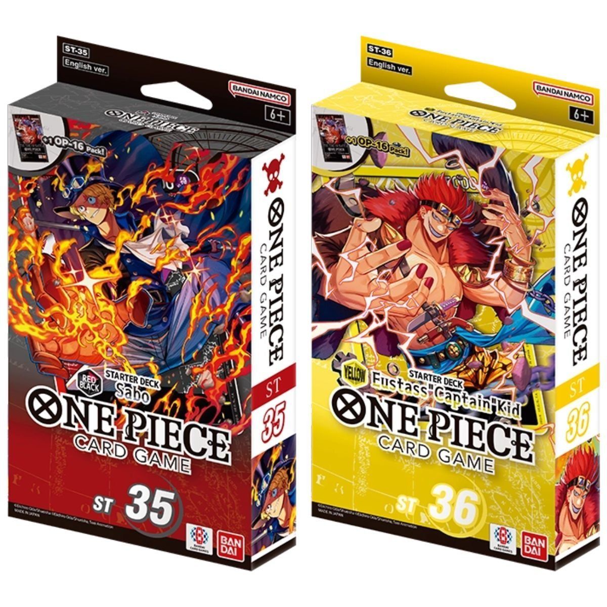 One Piece CG - Beginner Deck Set of 6 (ST-31 to ST-36) - EN