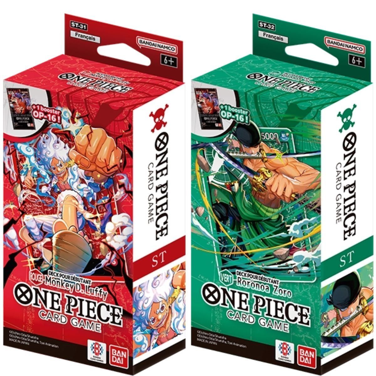 One Piece CG - Beginner Deck Set of 6 (ST-31 to ST-36) - FR