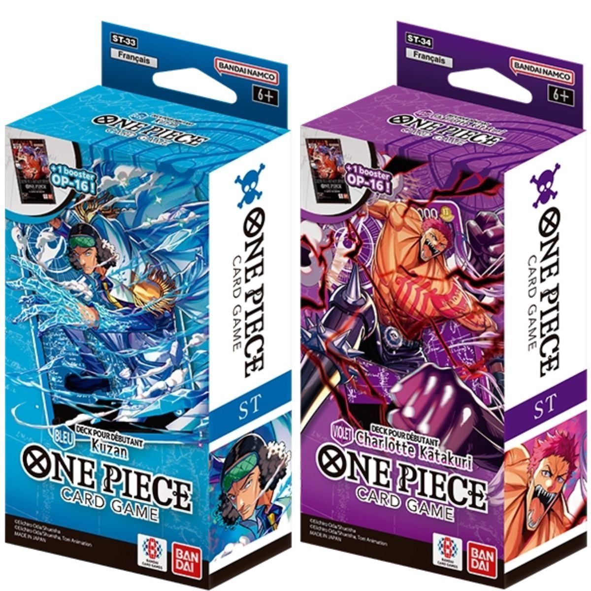 One Piece CG - Beginner Deck Set of 6 (ST-31 to ST-36) - FR