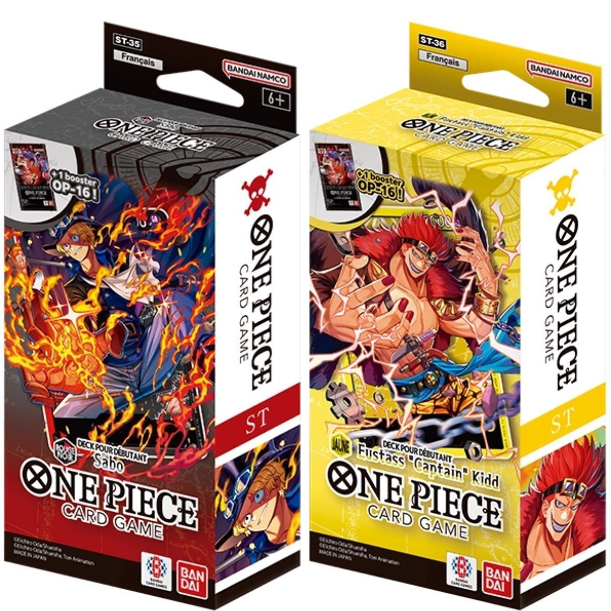 One Piece CG - Beginner Deck Set of 6 (ST-31 to ST-36) - FR