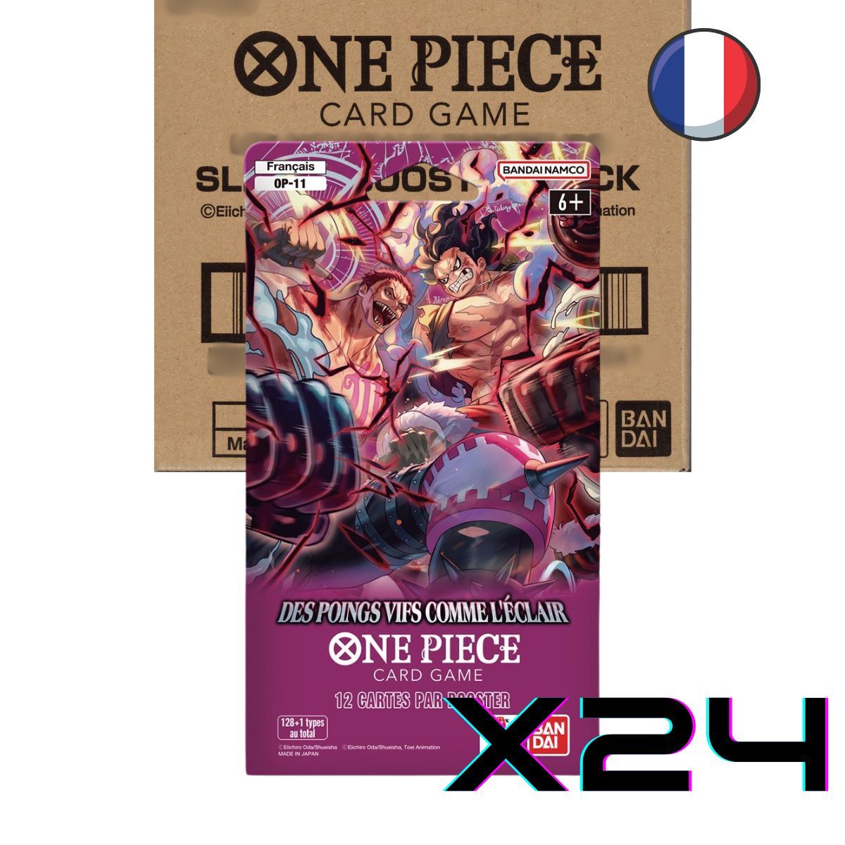 Item One Piece CG - OP11 - Box of 24 Boosters in blister packs - FR
