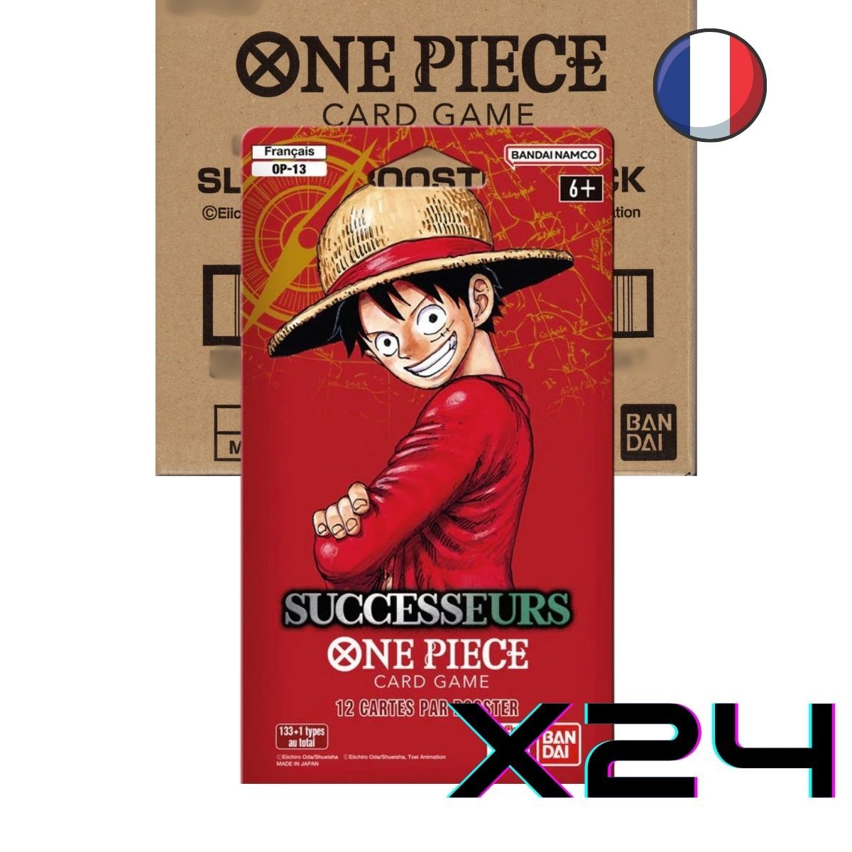 Item One Piece CG - OP13 - SUCCESSORS - Box of 24 Boosters in blister packs - FR
